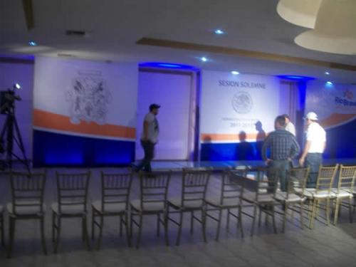 Ya todo listo, para toma de protesta de Diego Guajardo como Alcalde